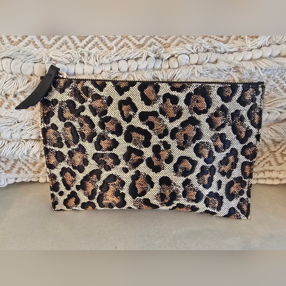 Veronica Beard Leopard Print Clutch